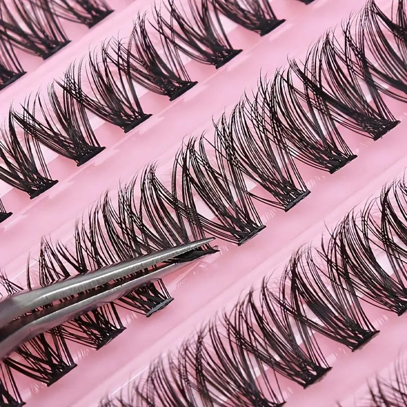 Glamlash 200 Cluster Lashes - 40D (Only Lashes)