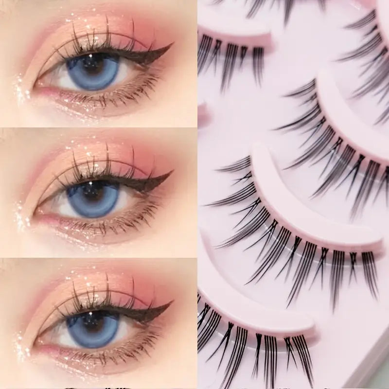 5 Pairs Cat Mink Lashes