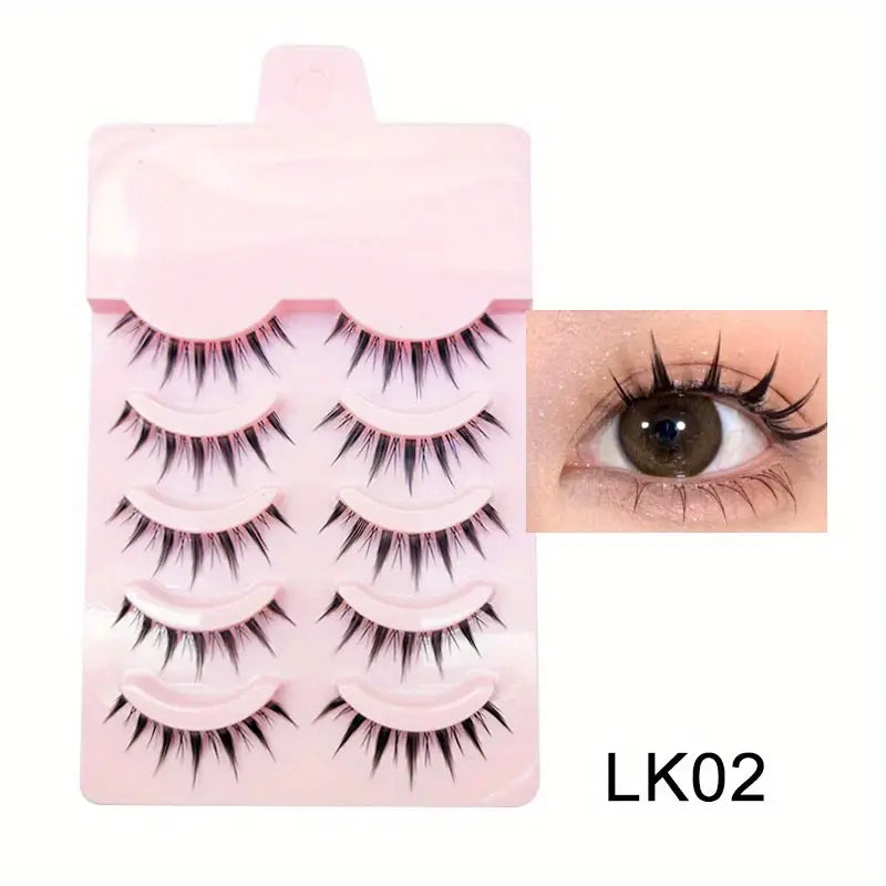 5 Pairs Cat Mink Lashes