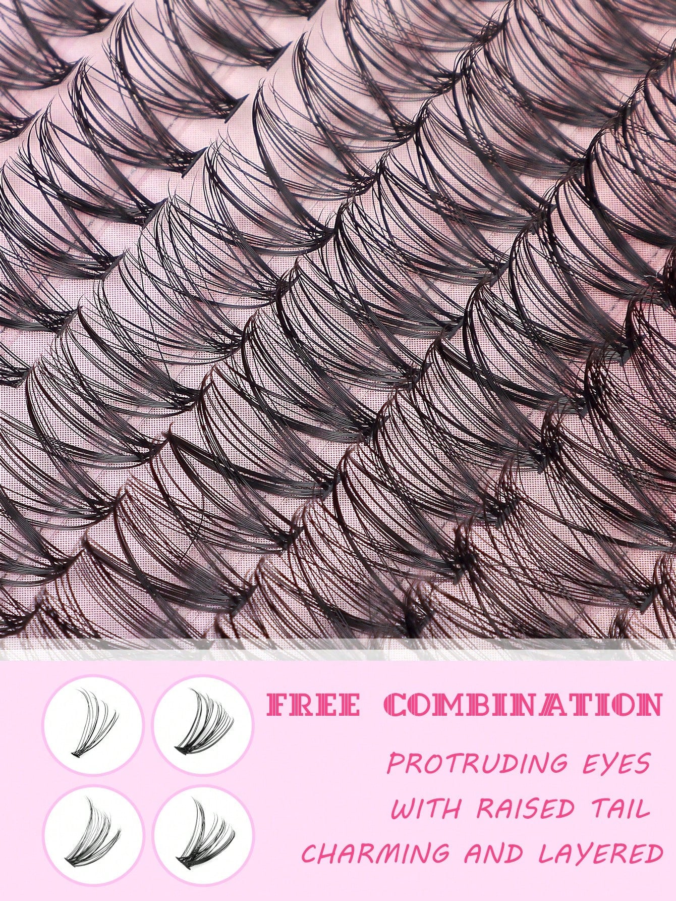 Glamlash Pro Cluster Lash Book – 10D+20D+30D+40D (9–16mm) inlcuding bond & seal