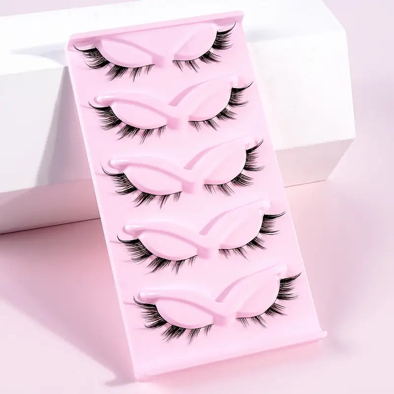 5 Pairs Fox Mink Lashes