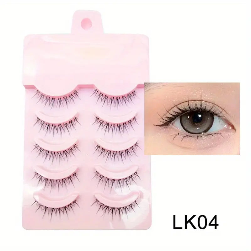 5 Pairs Wispy Mink Lashes