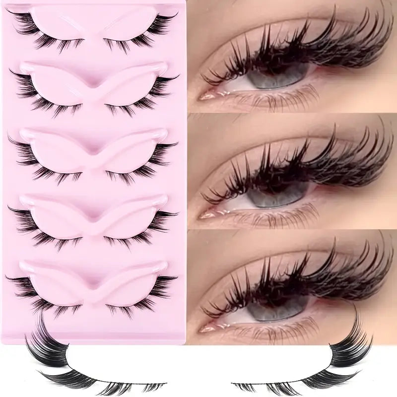 5 Pairs Fox Mink Lashes