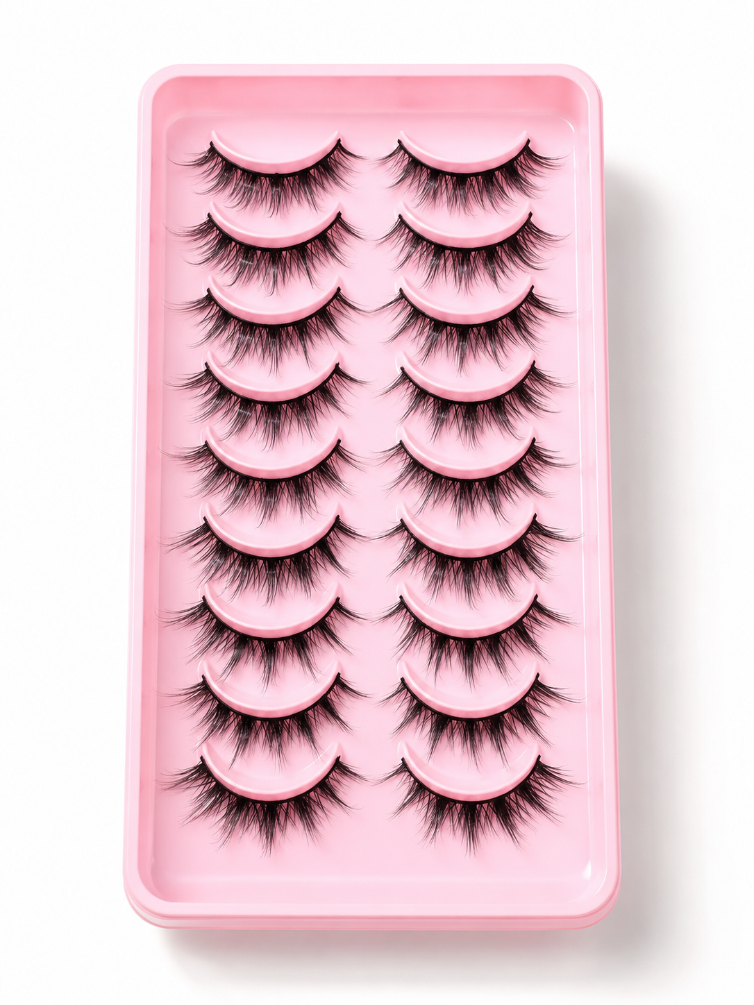 10 Pairs Cat Mink Lashes New