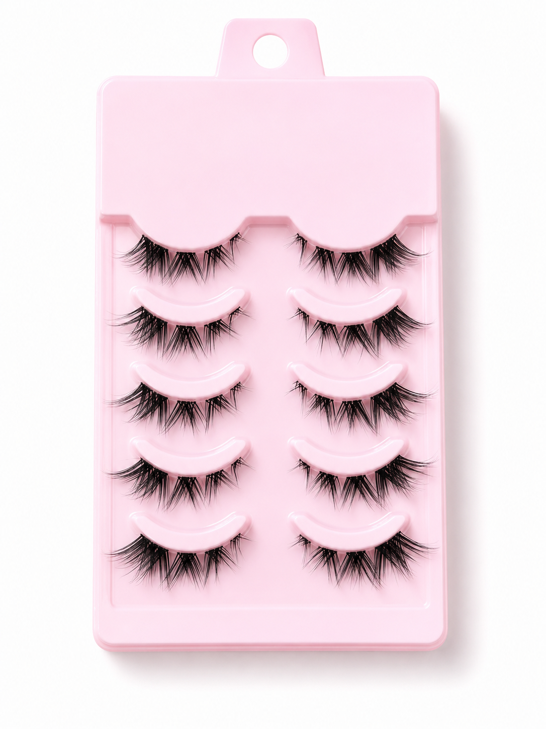 5 Pair 3D Fluffy Wispy Mink Lashes