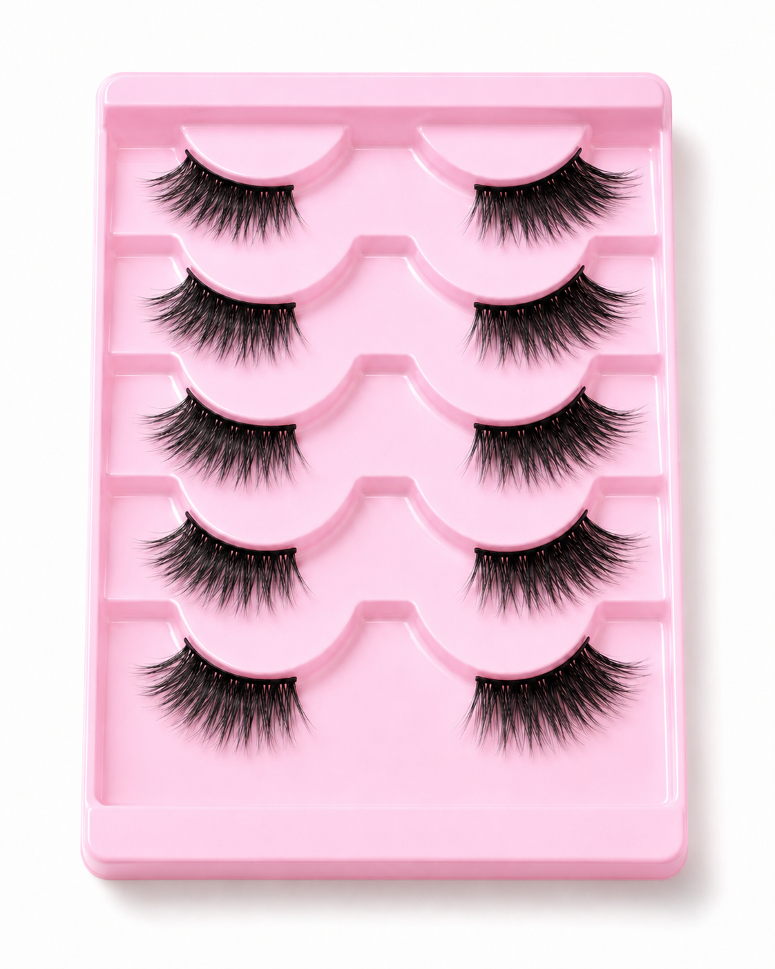 5 Pairs Half Cat Mink Lashes New