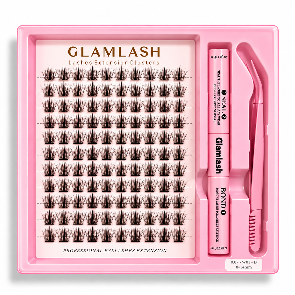 Glamlash Soft Manga Lash Kit (8–14mm)