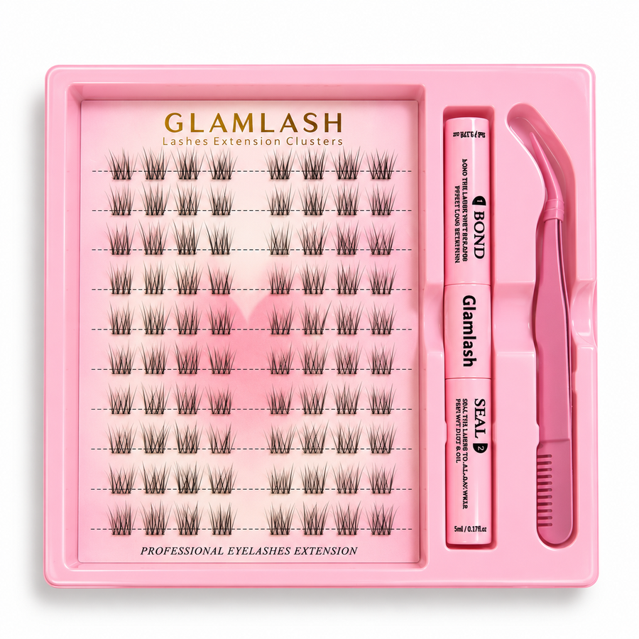 Trending Korean Light Wispy Cluster Lash Set – 10 Pairs
