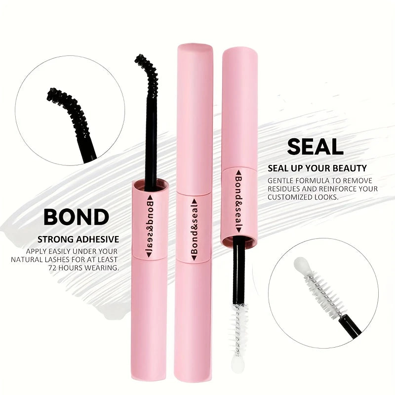 Glamlash Lock & Last™ Bond & Seal – 2-in-1 Cluster Lash Glue